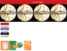 Tablet Screenshot of corkmusicstation.com